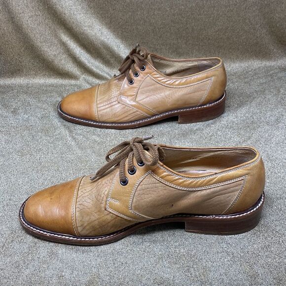 Vintage Bally Leather Oxfords - Picture 6 of 10